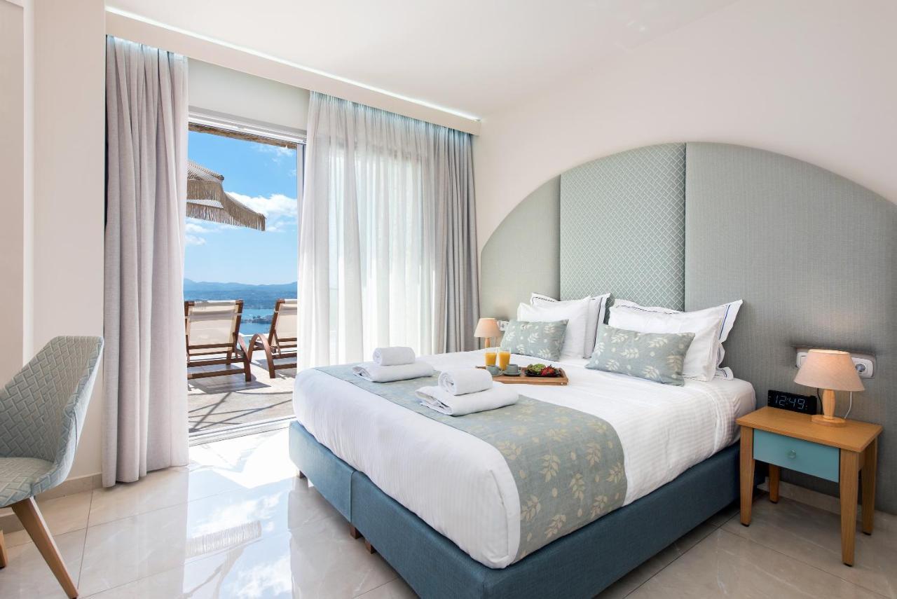 Summerwine Luxury Villa Sea View Private Pool Spartylas Bagian luar foto