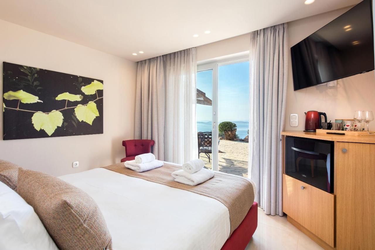 Summerwine Luxury Villa Sea View Private Pool Spartylas Bagian luar foto